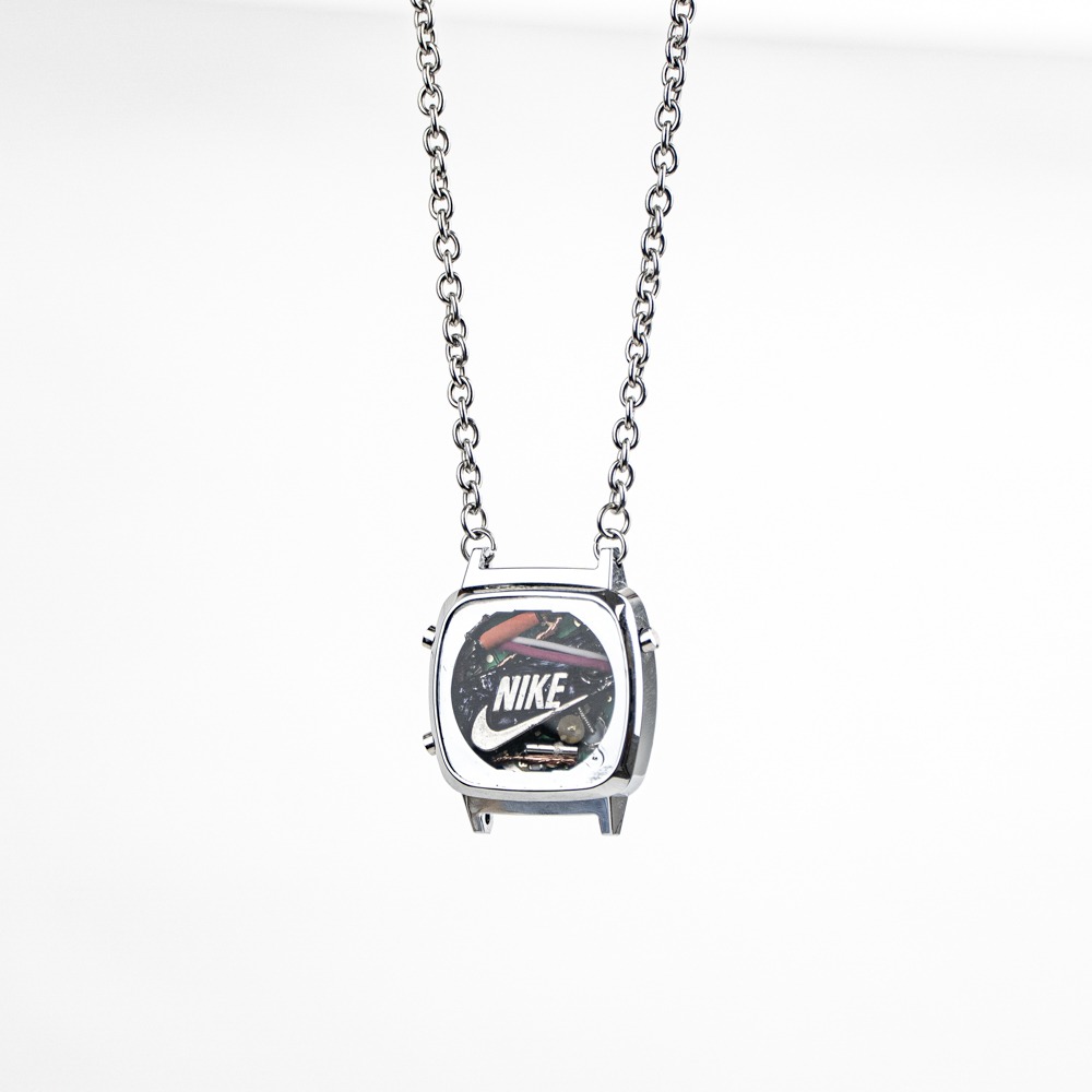 retro watch necklace - 007