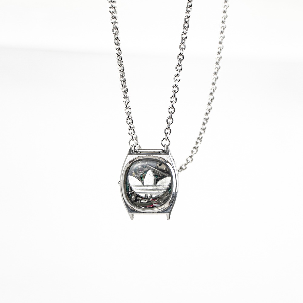 retro watch necklace - 012